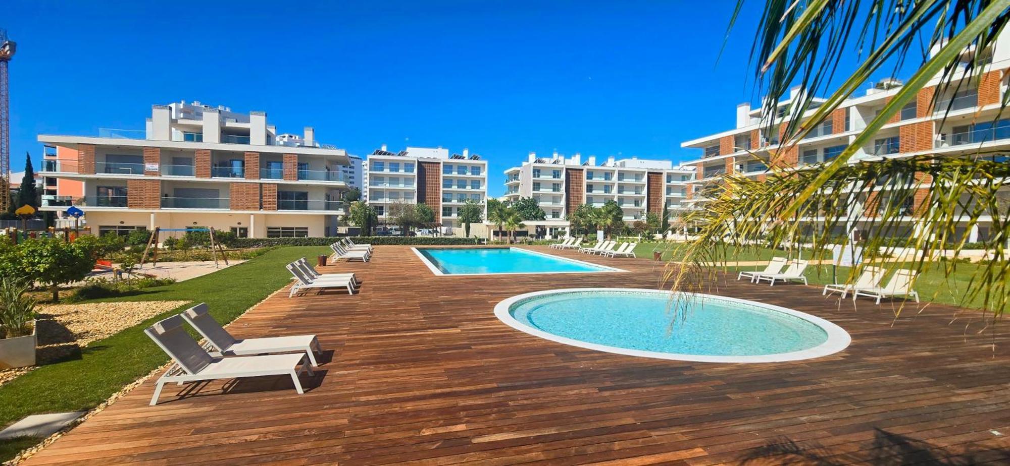 Ferienwohnung Marvell Design With Heated Pool&Gym&Playground Albufeira Exterior foto